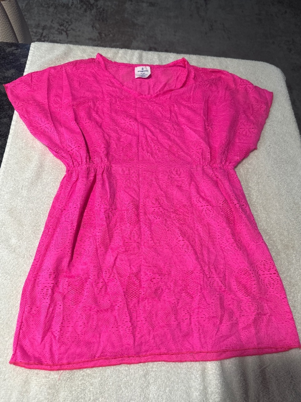Girls pink cover up